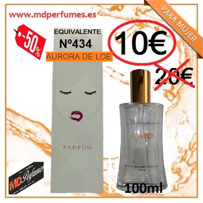 Perfume Mujer Equivalente Nº434 AURORA DE LOE alta gama